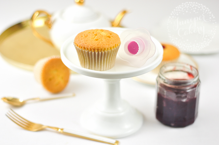 Fill cupcakes with a cupcake corer