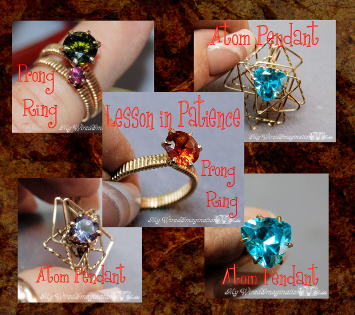 Prong Ring & Pendant Wire Wrapping from MyWiredImagination