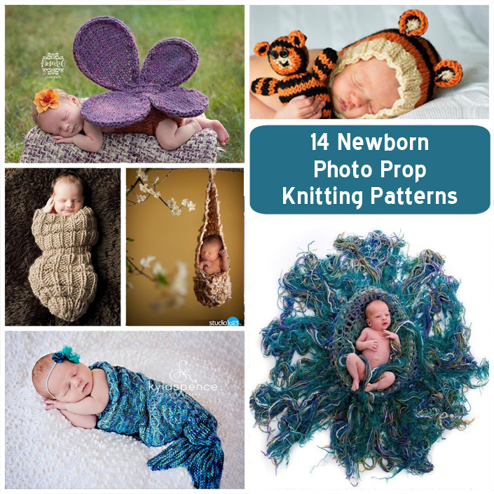 Knitting Patterns for Newborn Photography Props