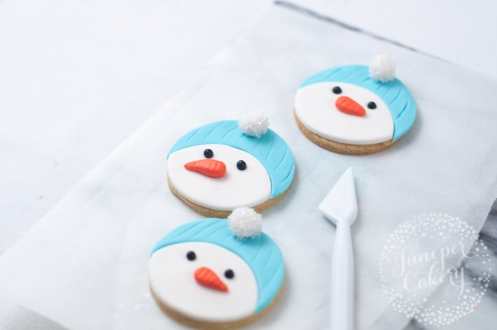Fun snowman cookies