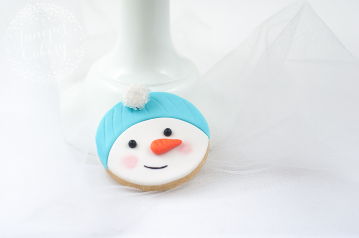 Snowman sugar cookie tutorial