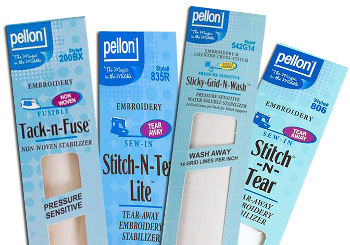 Pellon stabilizers available at Craftsy.com