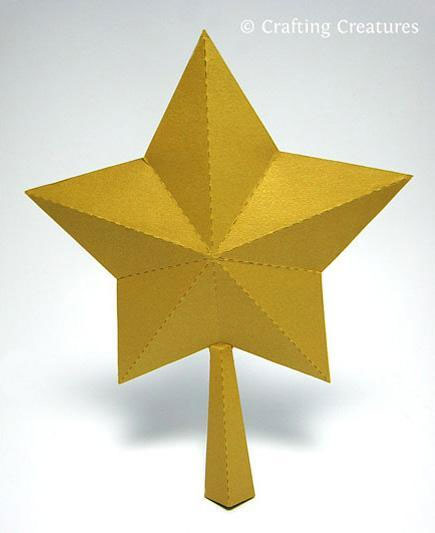 Star Tree Topper Cutting Files