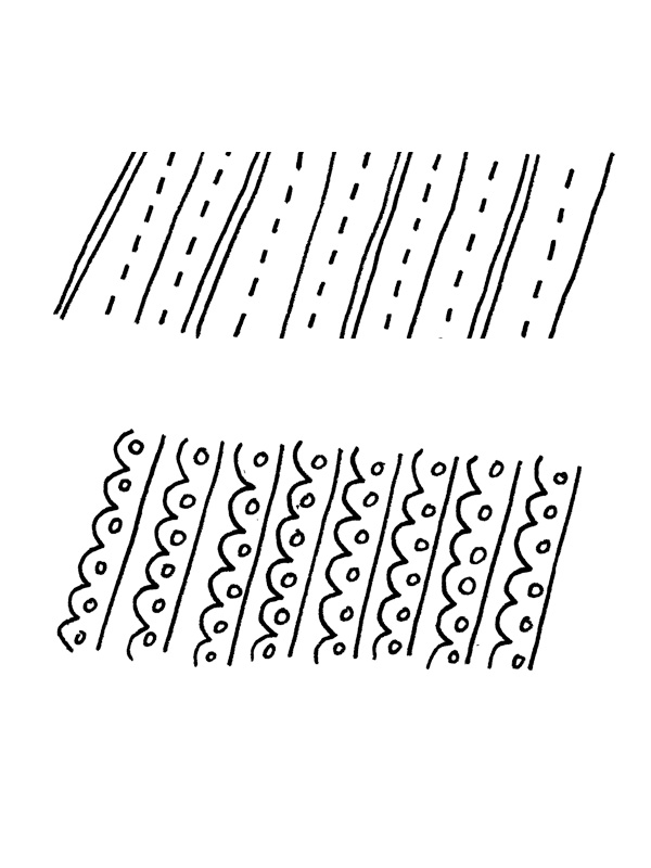 line pattern drawing