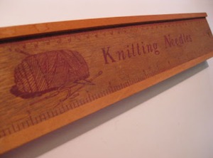 vintage knitting tool