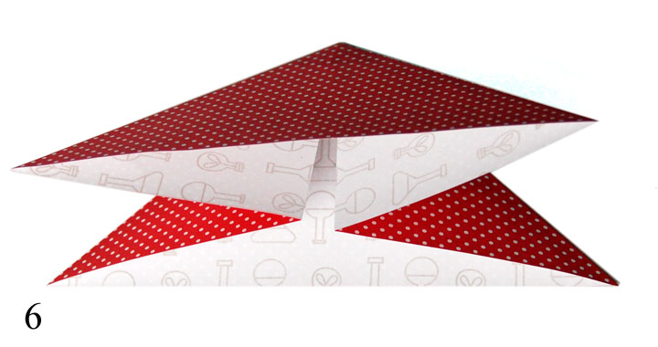 Step 6: Tuck in right and left corners