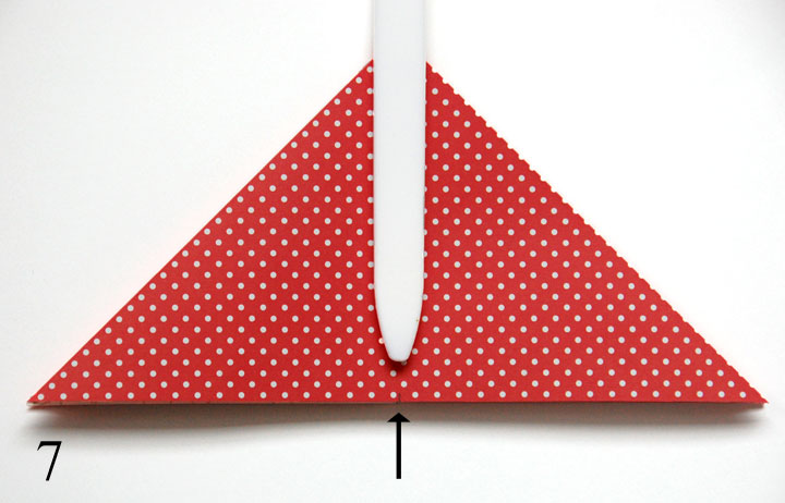 Step 7: Lightly mark center on each bottom edge