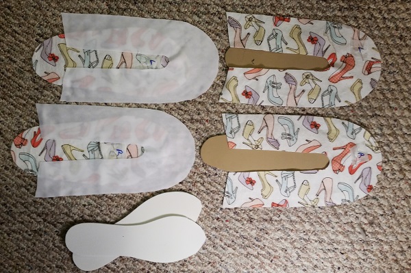 cut pattern pieces