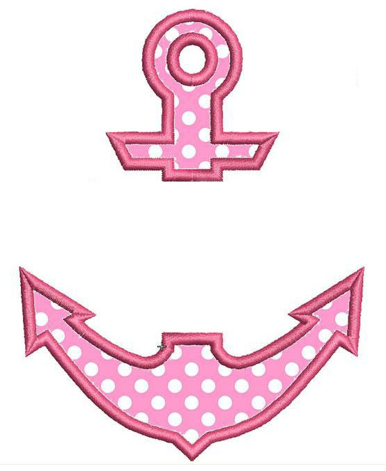 Anchor Split Applique
