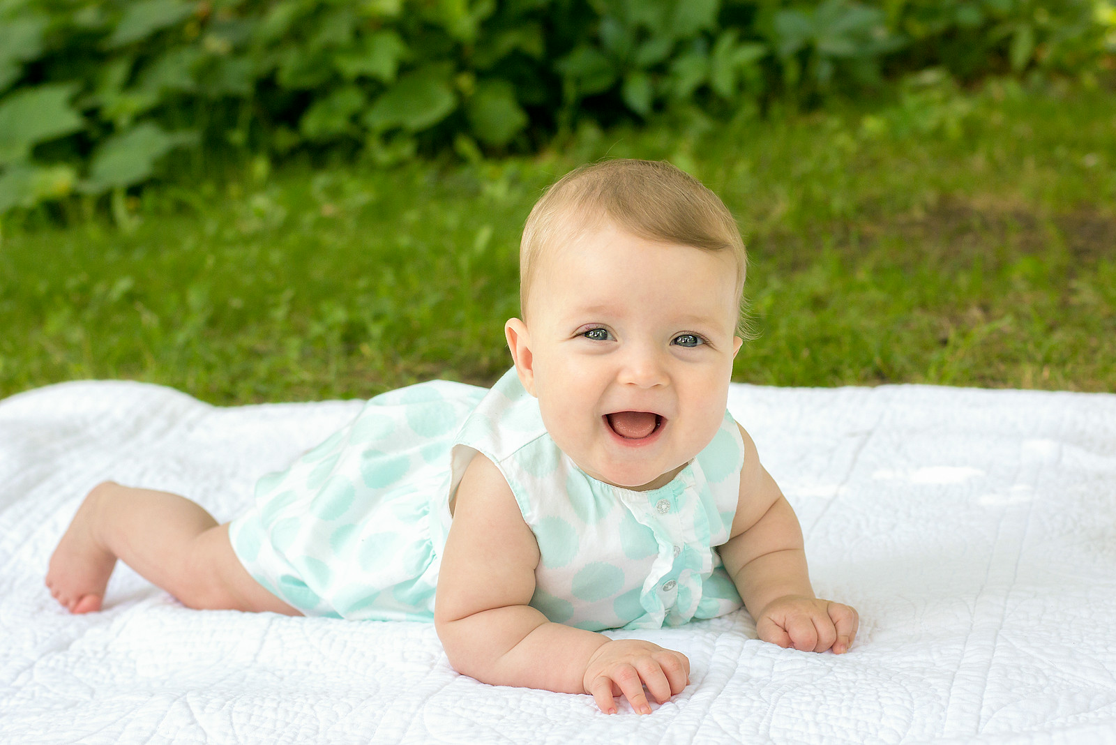 Baby Photo on Blanket