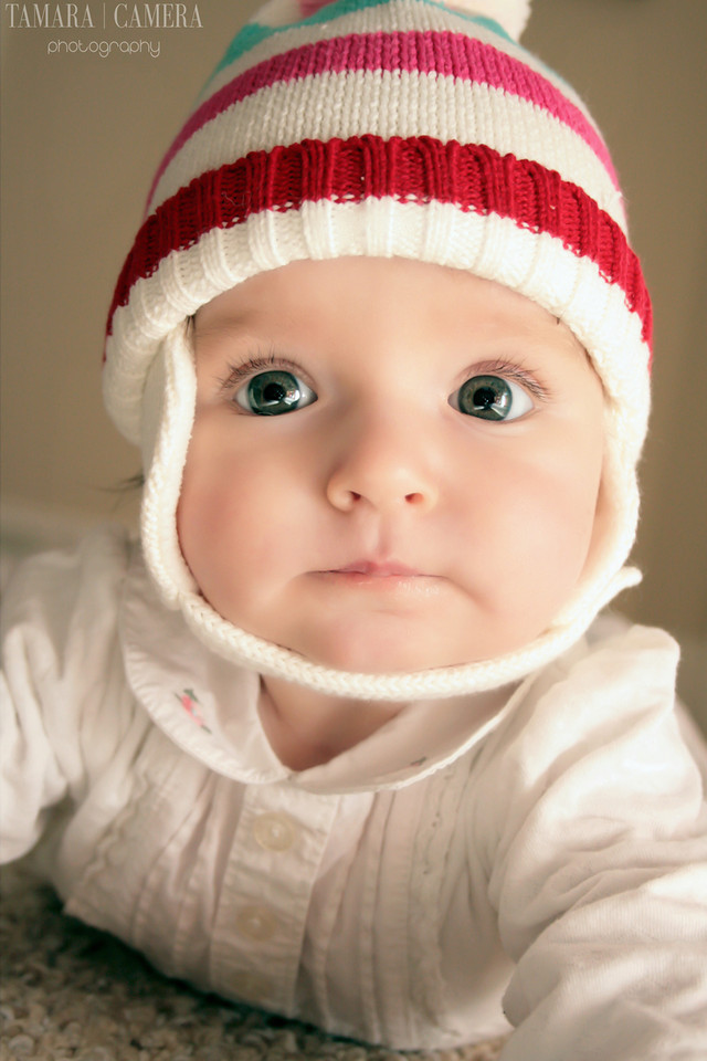 Baby in Knit hat