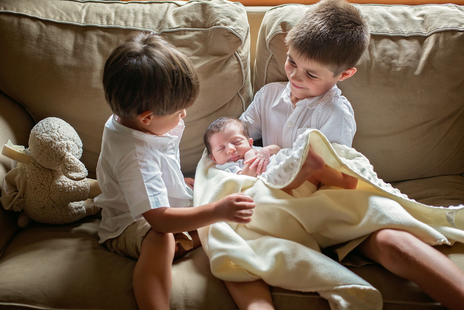 Baby Photography With Siblings