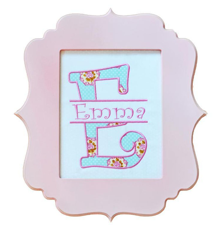 Curlz Split Applique Alphabet Set