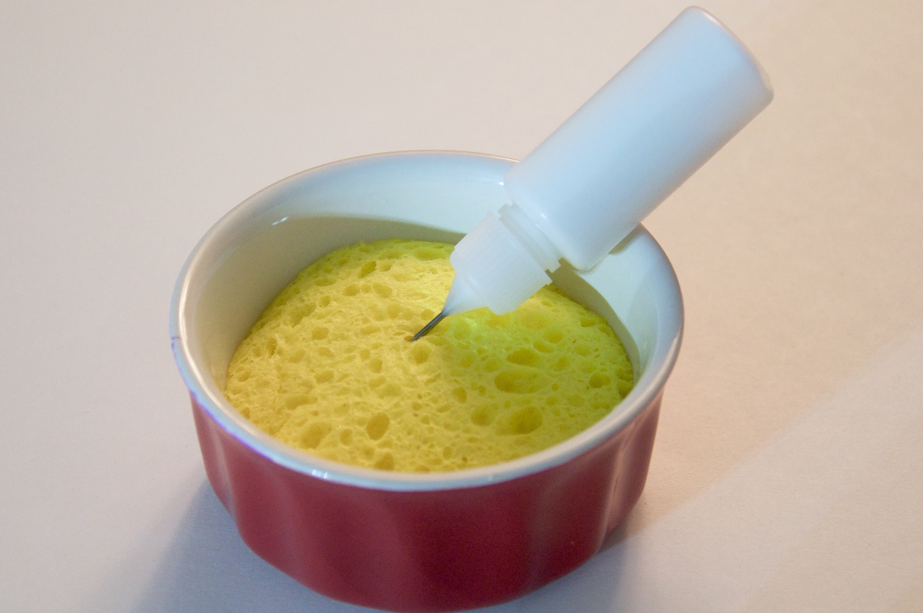 Image of quilling glue upside down
