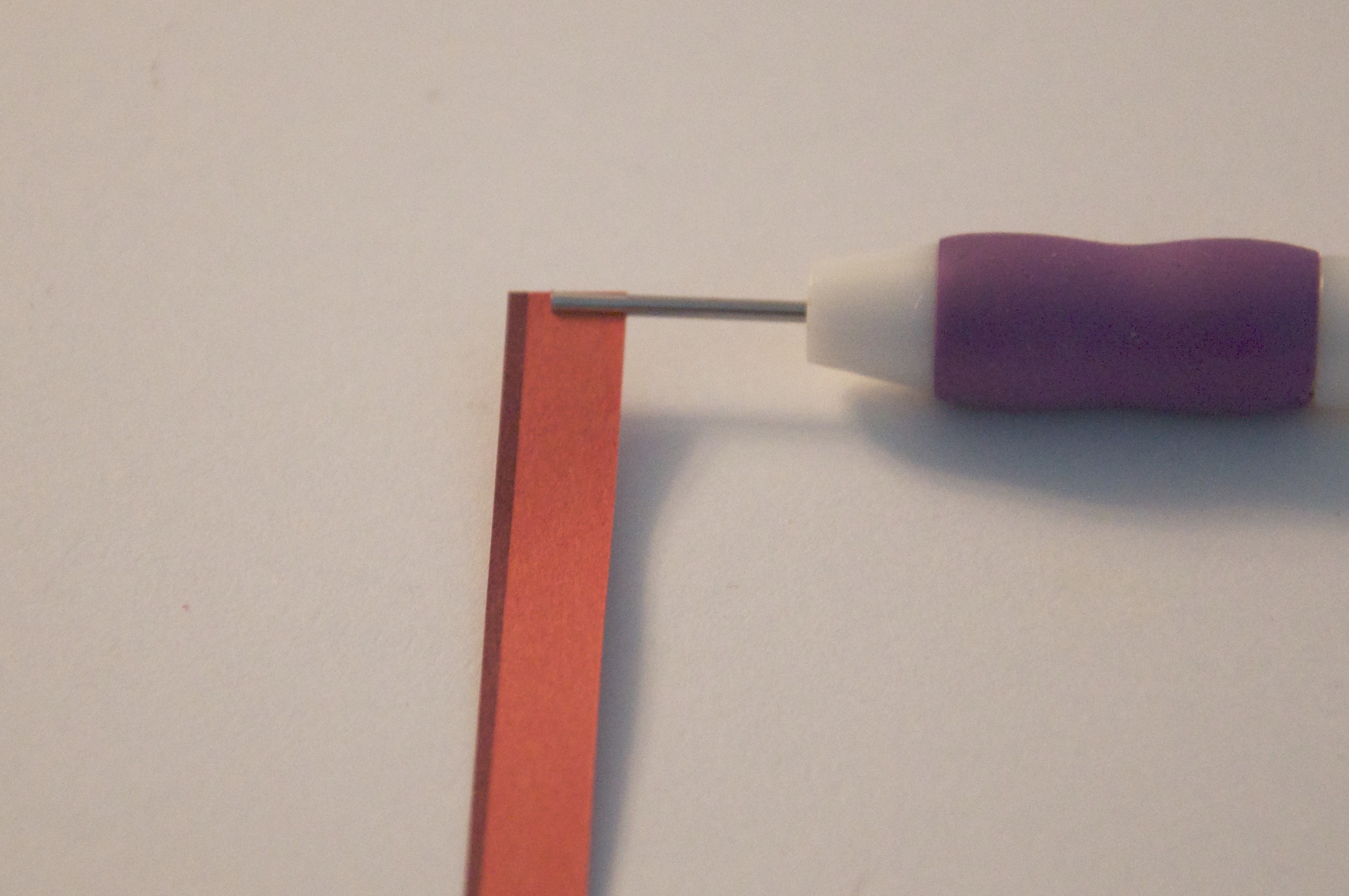 Image of quilling two strips at once