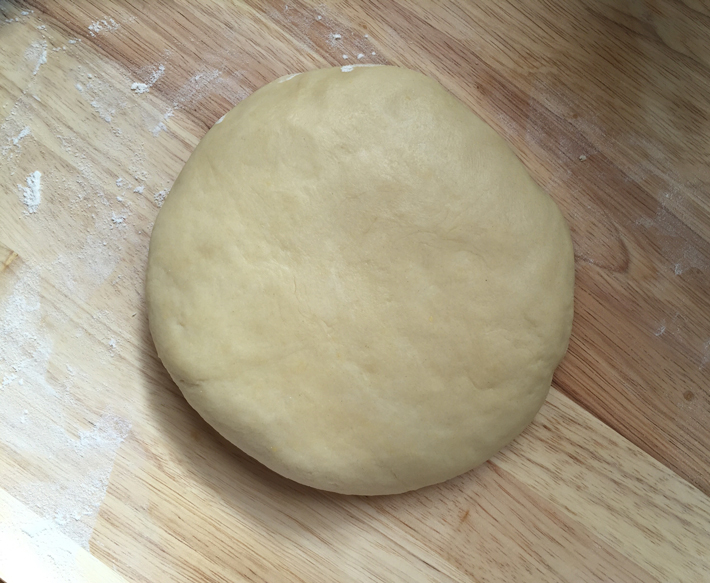 Shape dough into a disc