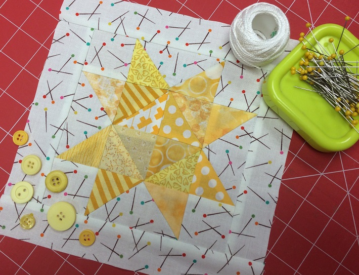 Finished Star Block
