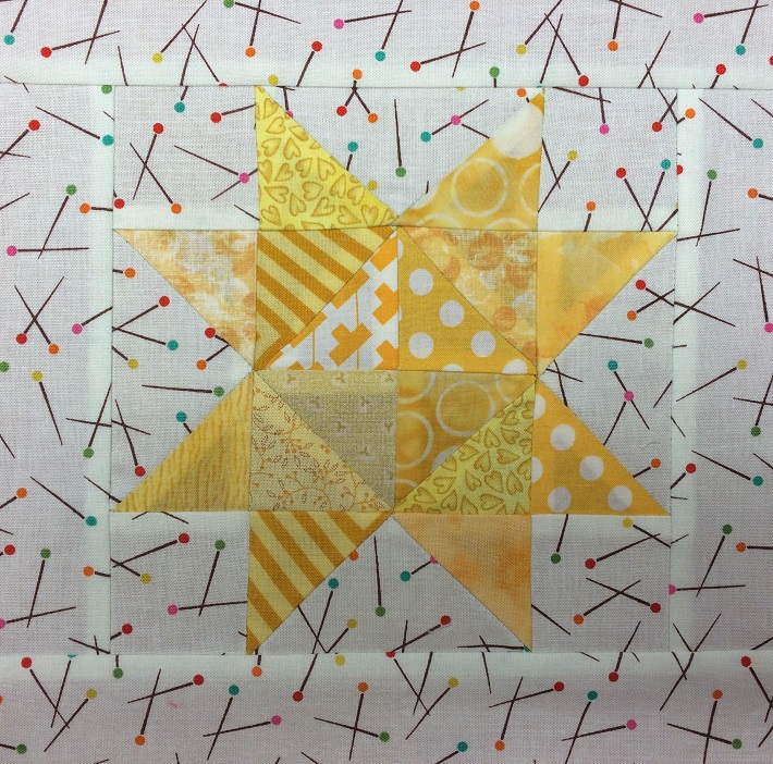 January Scrappy Star Block