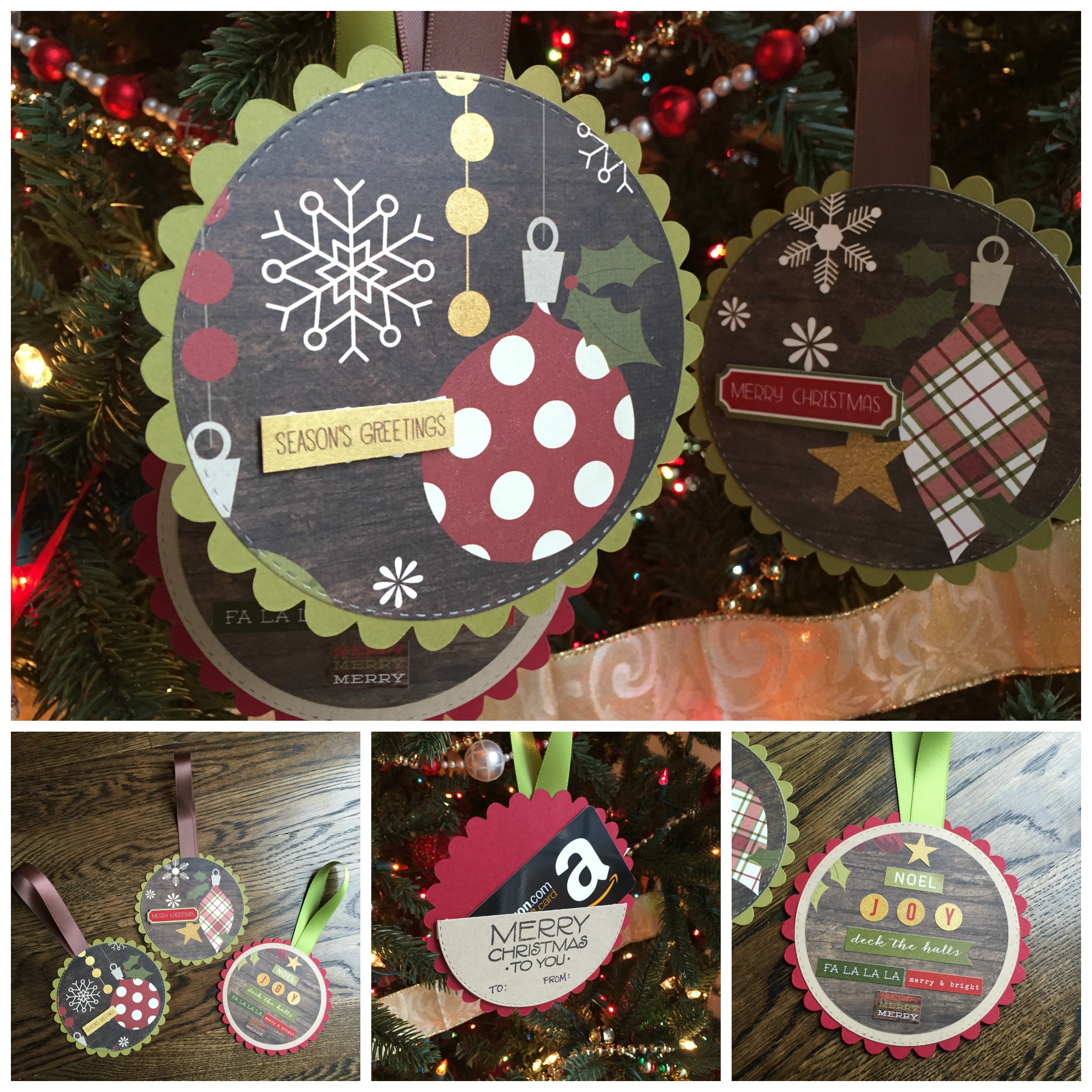 DIY Gift Card Holder & Christmas Ornament: FREE Tutorial