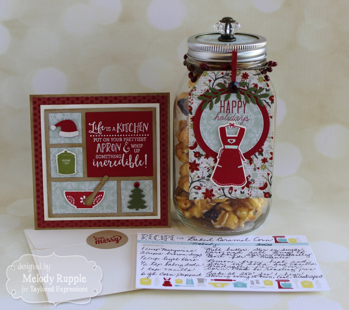 Mason Jar Holiday Treat Gift Set