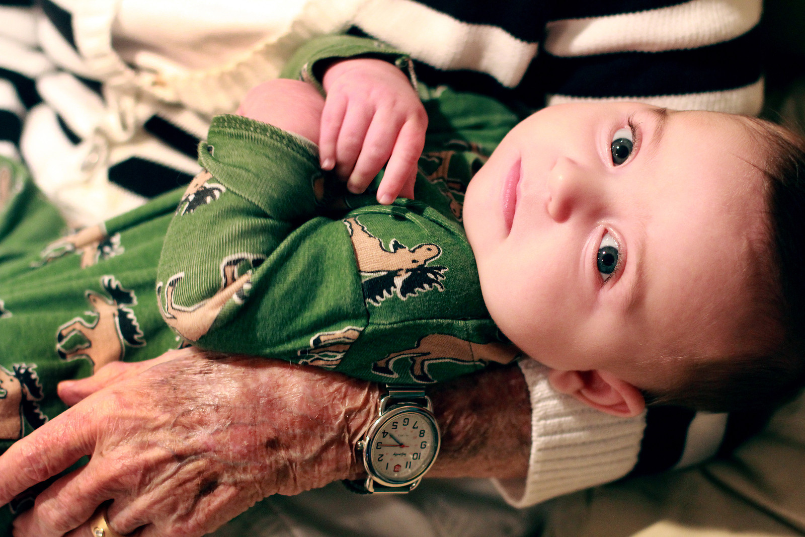 Baby in Grandmother's Arms