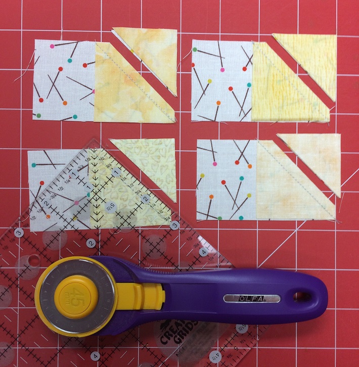 Sewing and trimming star points