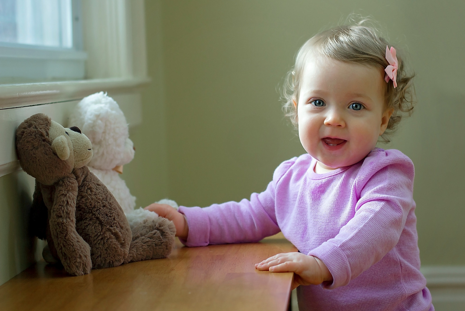 Baby Photo with Stuffed animals