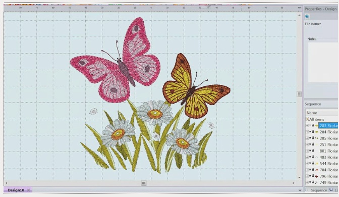 butterfly designs on screen