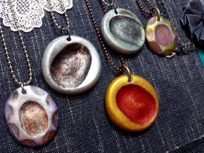 How to Make Fingerprint Jewelry - Variations