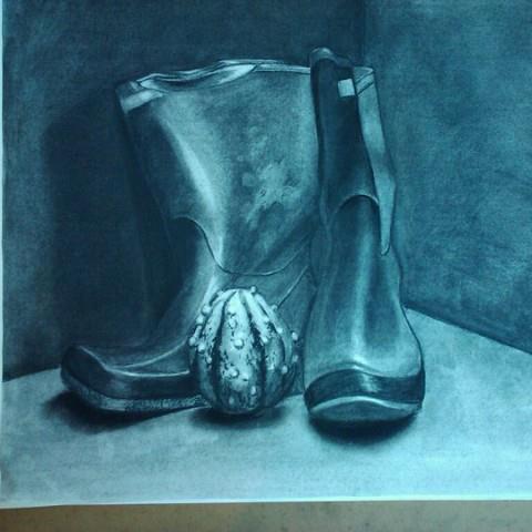 Boots Drawing