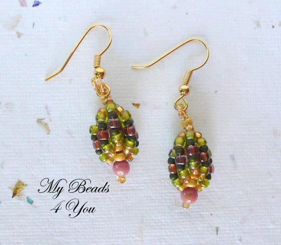 Beaded Earrings FREE Tutorial