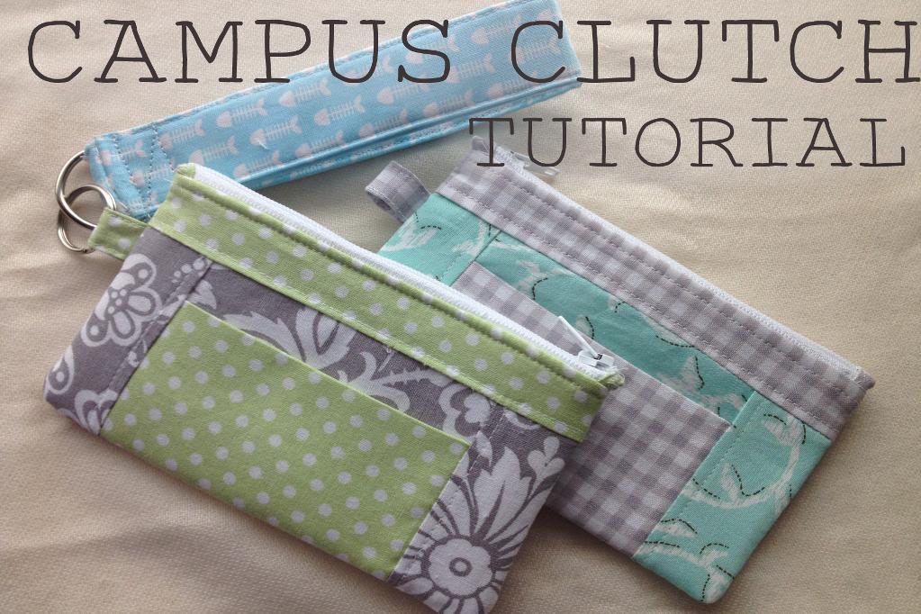 The Campus Clutch FREE Sewing Pattern