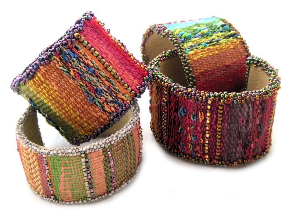 Mirrix Tapestry Bead Cuff Bracelet