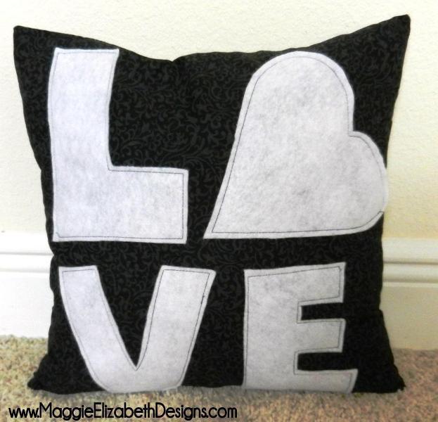 Love Pillow FREE Sewing Pattern