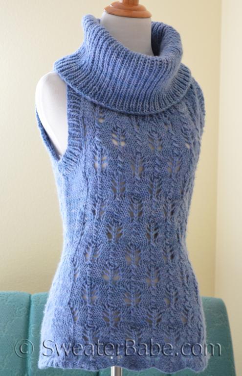 Malabrigo Sleeveless Cowl Neck Sweater Knitting Pattern