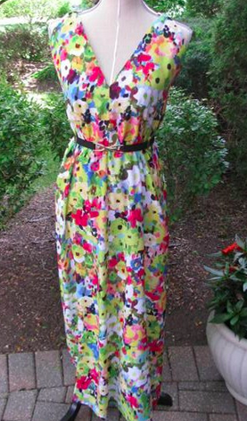 Triangle Maxi Dress FREE Sewing Pattern