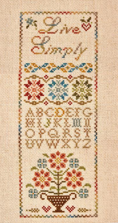 Live Simply Cross Stitch