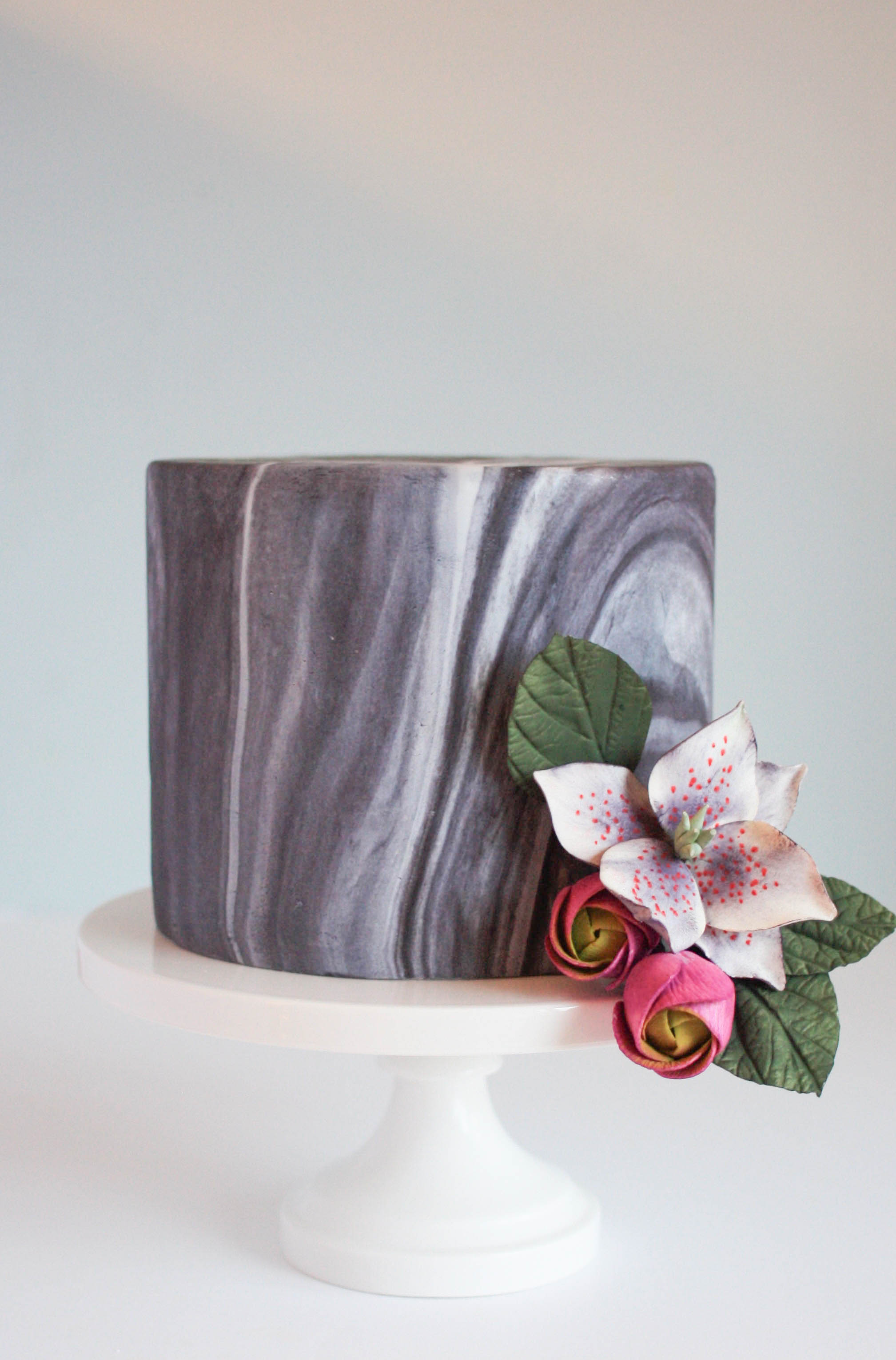 Marbled Fondant Cake | Erin Gardner