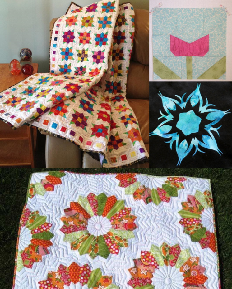 modern flower quilt patterns