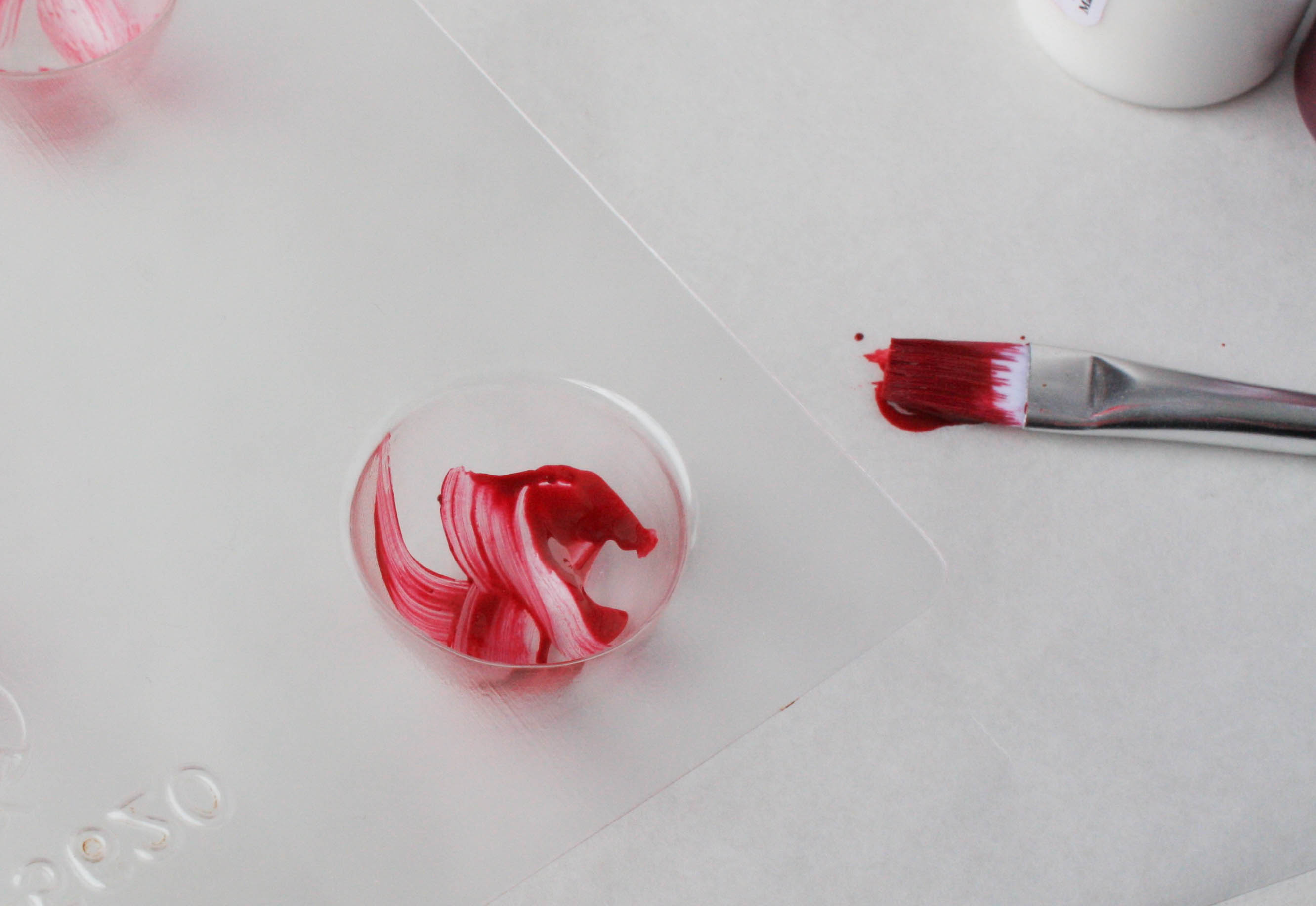 Painting the Mold With Cocoa Butter | Erin Gardner