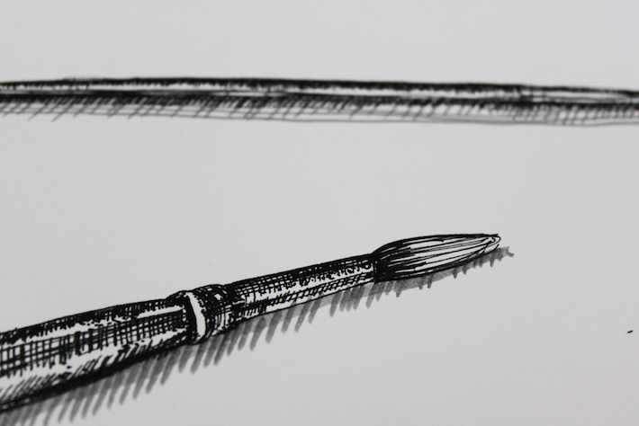 pen and ink texture - example