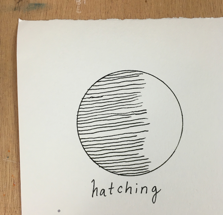 hatch pen texture