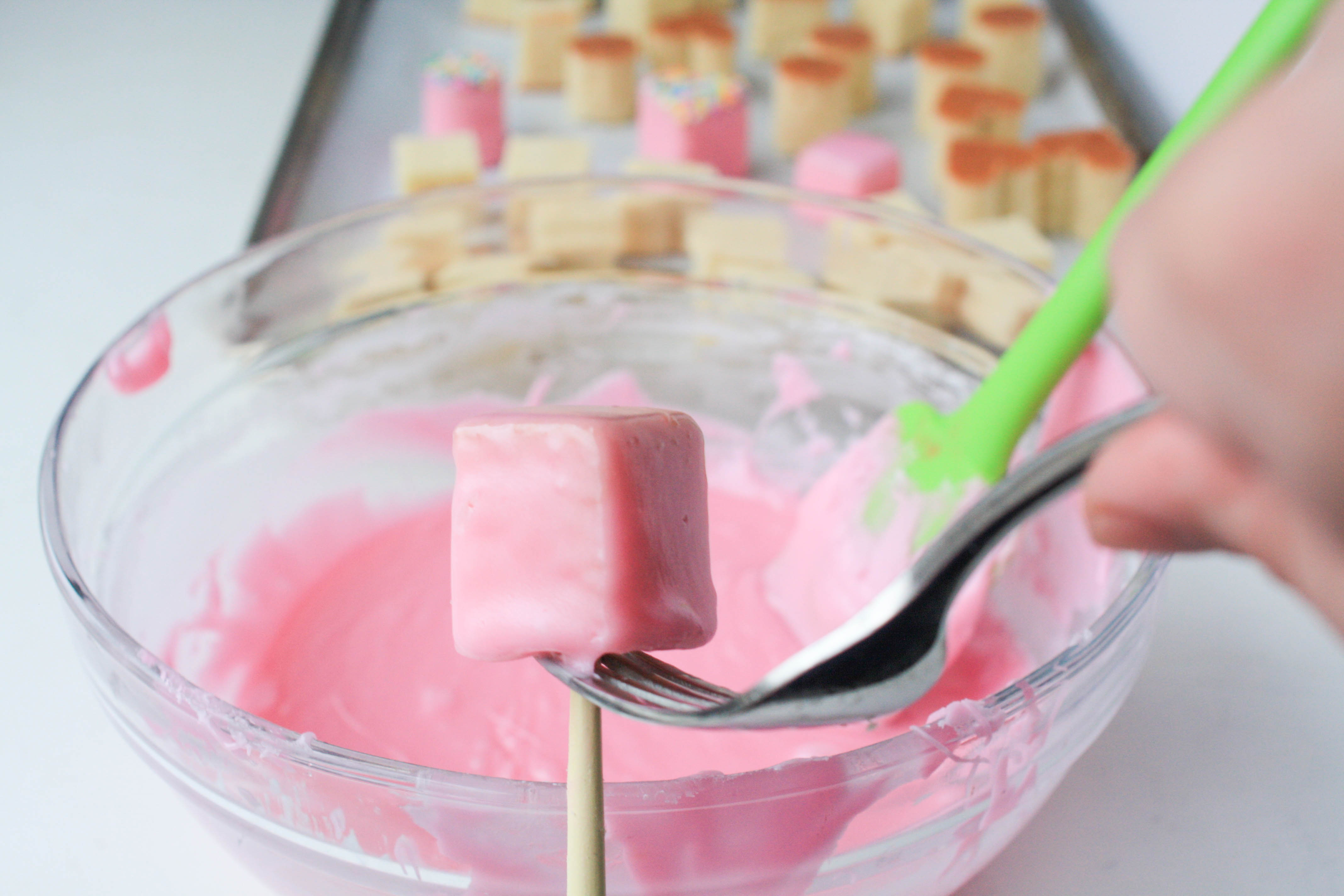 Moving the petit fours | Erin Gardner