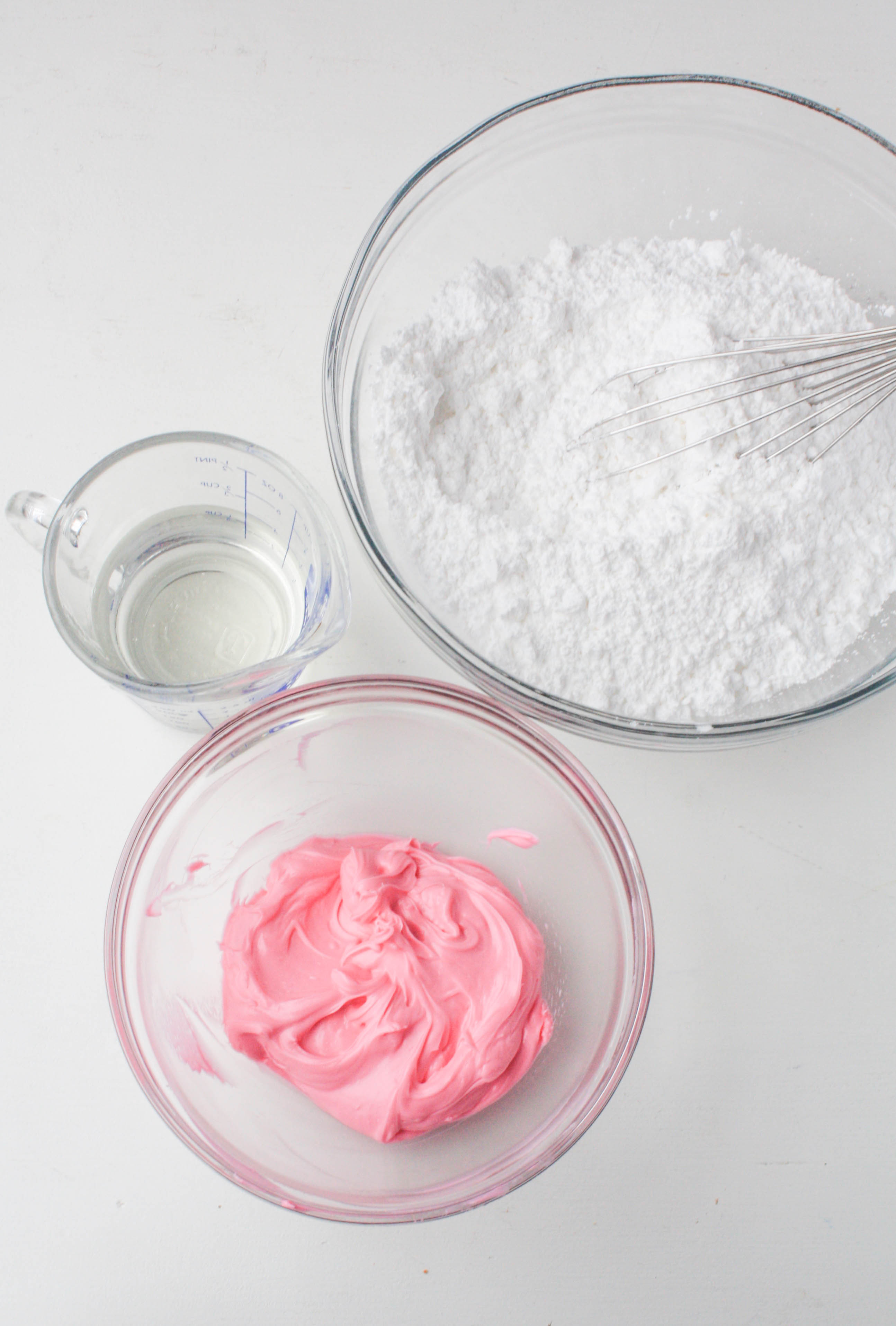 Petit four glaze ingredients