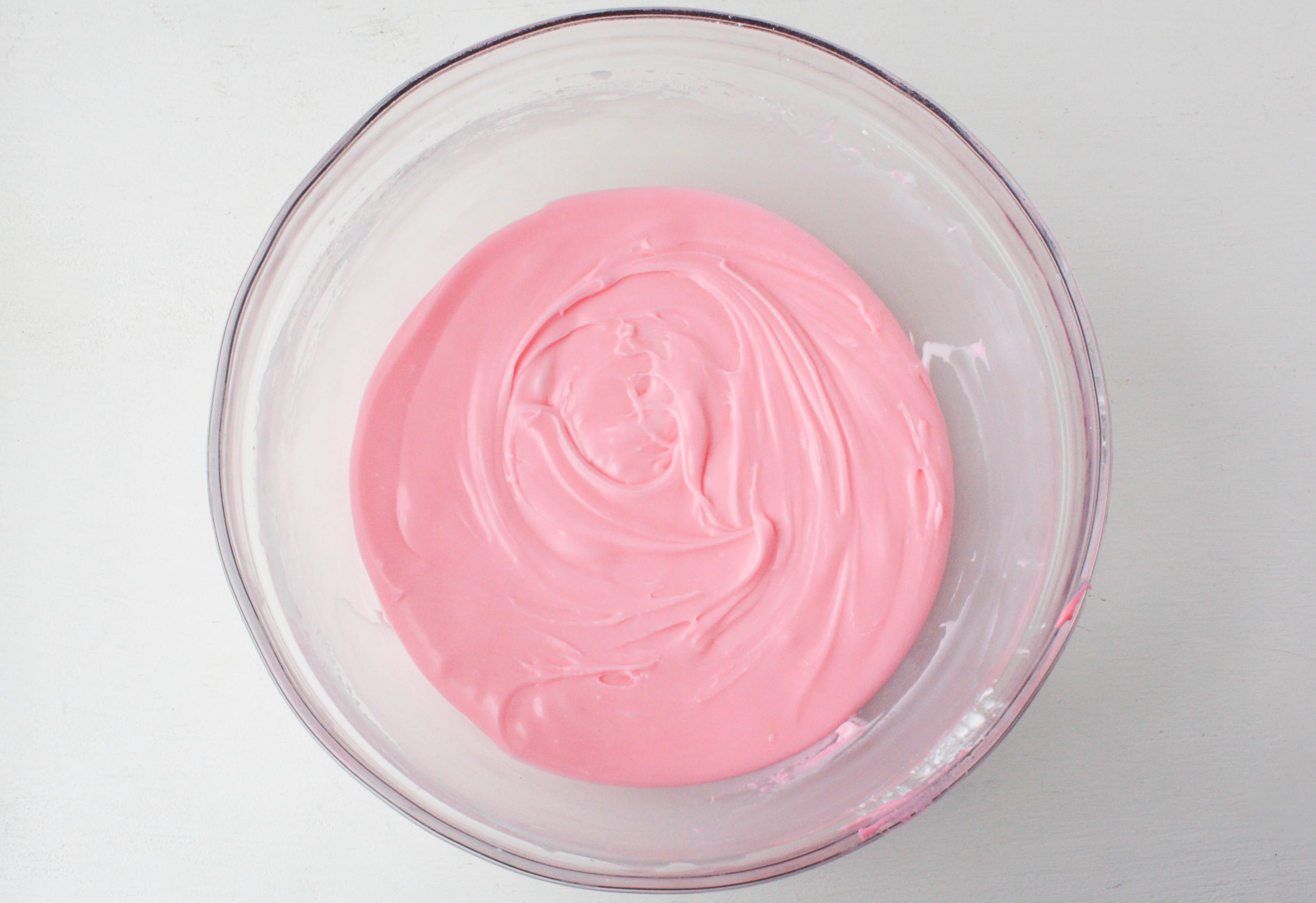 Pink petit four glaze