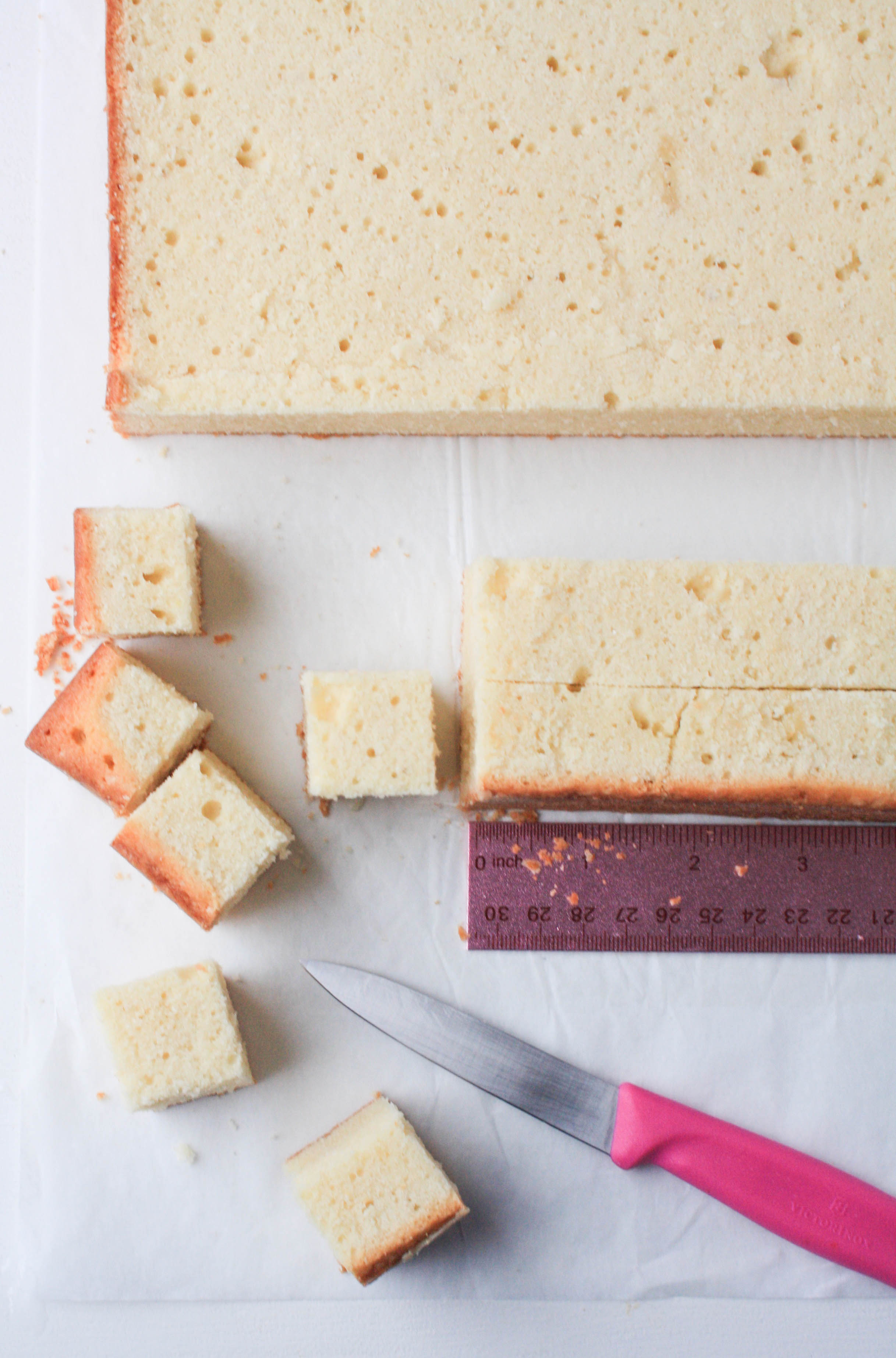 How to Cut Petit Four Squares
