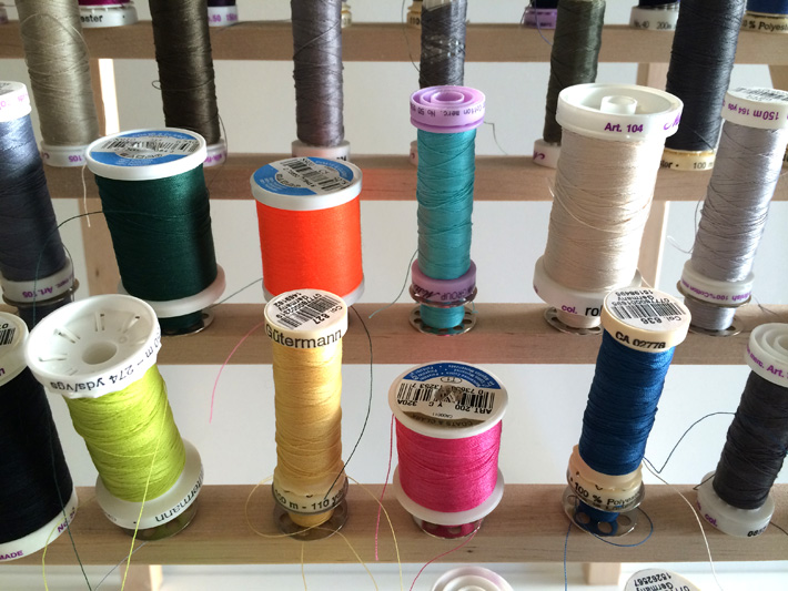 Spools of thread