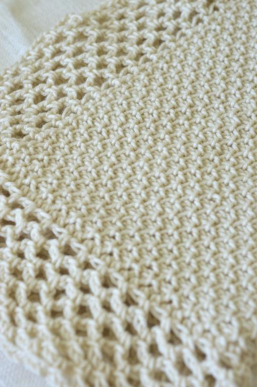 tunisian crochet blanket