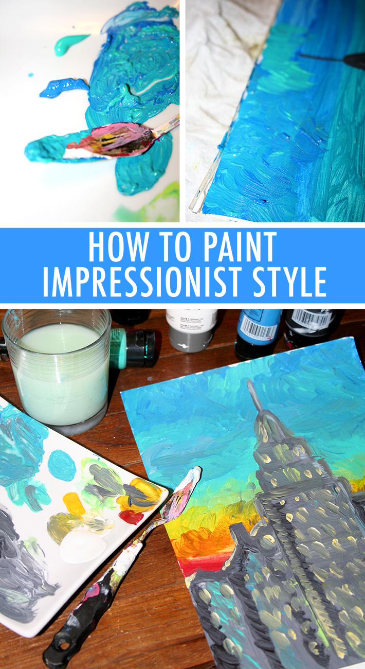 Impressionist style painting