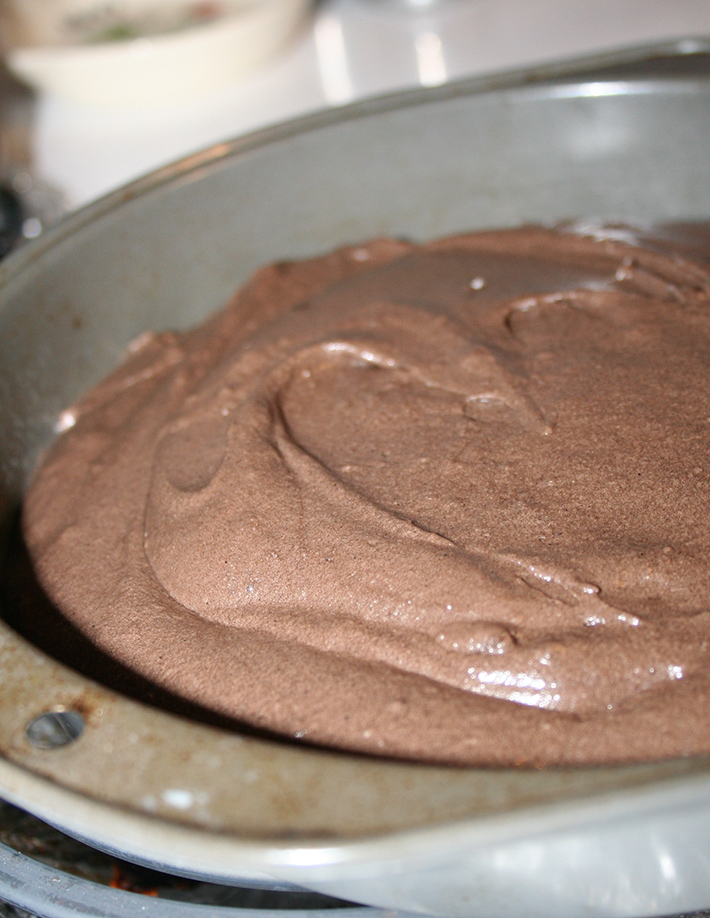 Cake batter